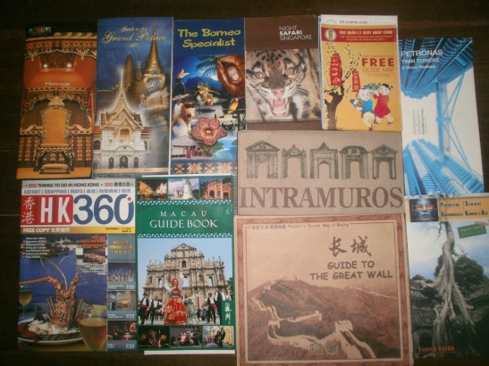 Collection of Travel Maps and Brochures