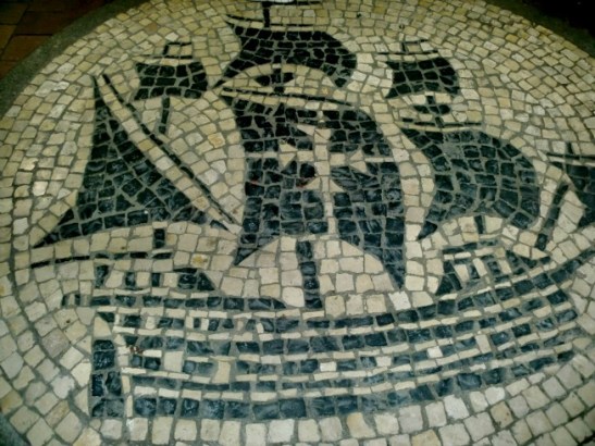 Pretty mosaic near the barracks