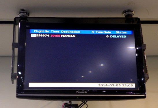 Delayed Cebu Pacific Flight