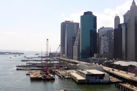 Brooklyn Bridge Pedestrian Walkway; New York City