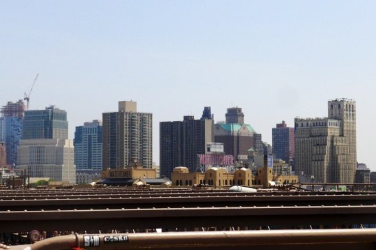 Brooklyn Bridge Pedestrian Walkway; New York City