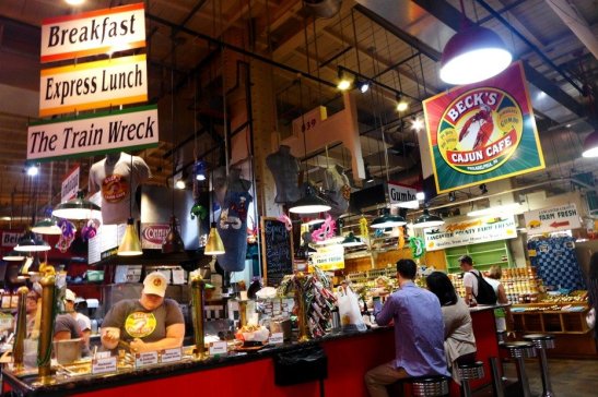 Beck's Cajun Cafe, Reading Terminal Market, Philadelphia