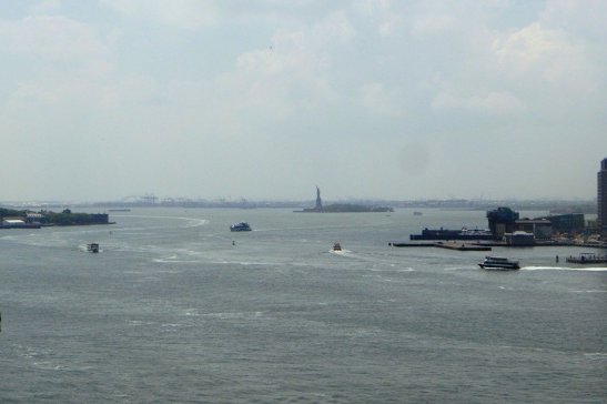 Brooklyn Bridge Pedestrian Walkway; New York City